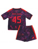 Bayern Munich Aleksandar Pavlovic #45 Alternativní dres pro děti 2026-27 Krátký Rukáv (+ trenýrky)